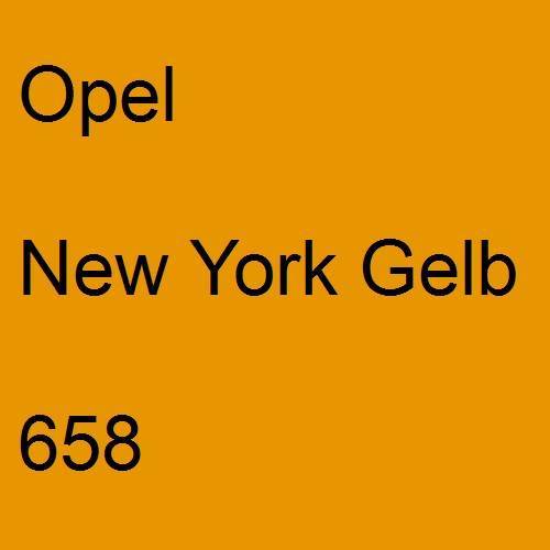 Opel, New York Gelb, 658.